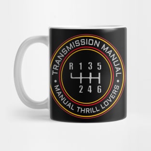 Transmission manual 12345 Mug